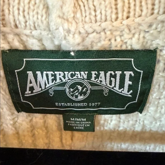 American Eagle Outfitters Cream Turtleneck Sweater - Picture 2 of 4